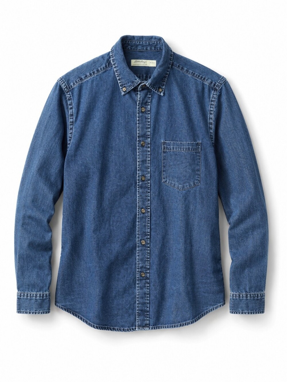 FADED GLORY 100% Cotton Denim Shirt. EUC.